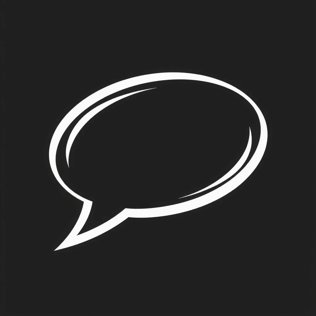 Ikona bubliny pro transparentní komunikaci