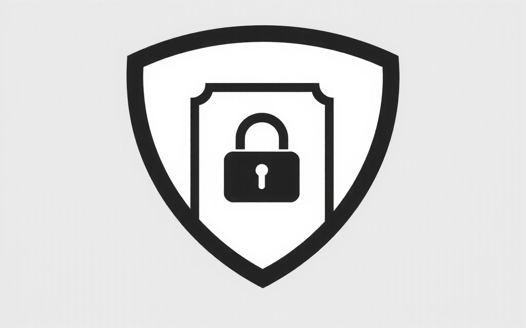 Ilustrace právního štítu a ochranu dat